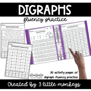 Digraph Fluency Practice - PDF